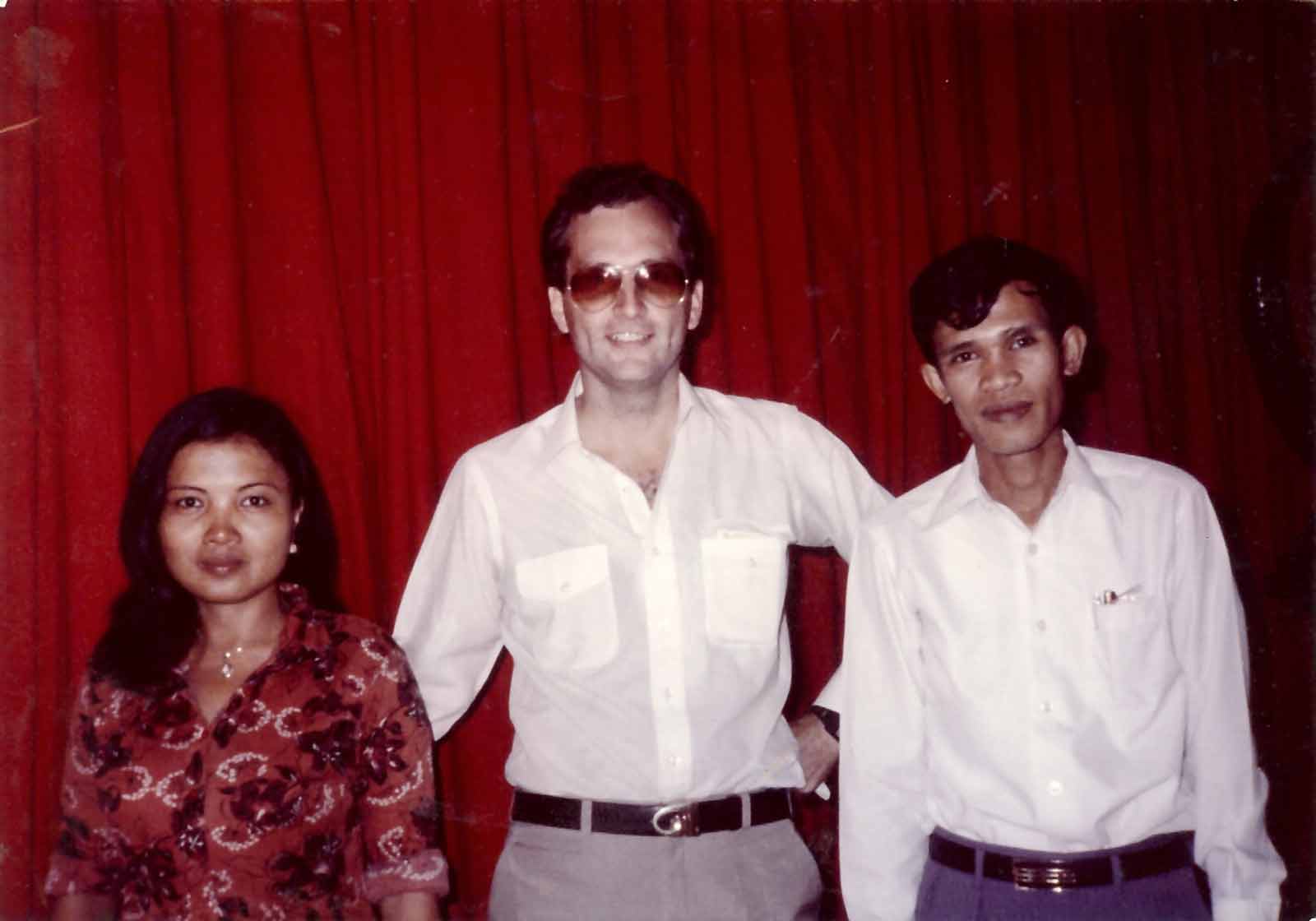 Sonan Soc with Jim Laurie and Hun Sen 1980